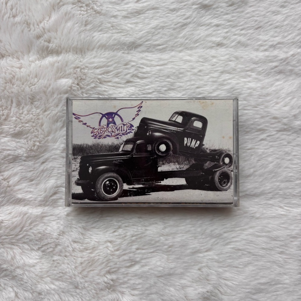 Vintage Aerosmith "Pump" Cassette Tape | 1989 Rock Album | Canadian Pressing